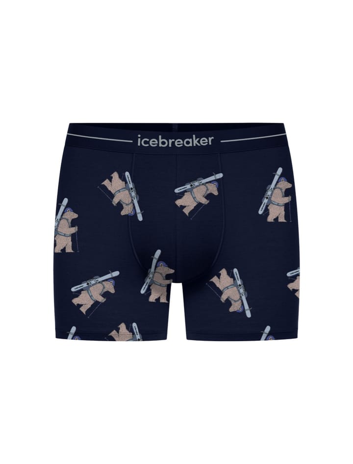 Icebreaker Men M 150 Anatomica Boxers Beartouraop Midnight Navy Icebreaker