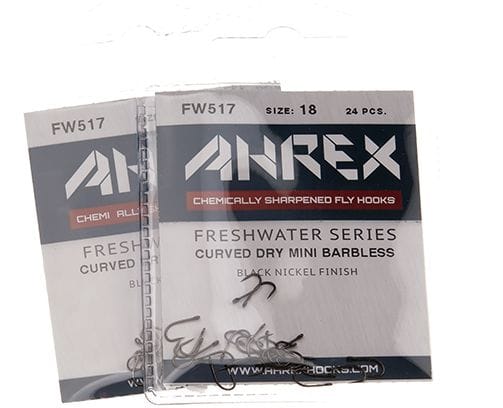 Ahrex Hooks Fw517 Curved Dry Mini Ahrex Hooks