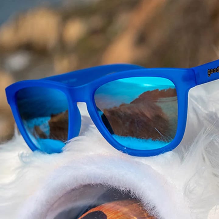 Goodr Sunglasses Falkor'S Fever Dream Blue Goodr Sunglasses