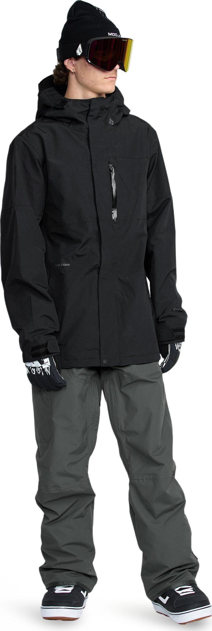 Volcom Men’s L GORE-TEX Jacket Black Volcom