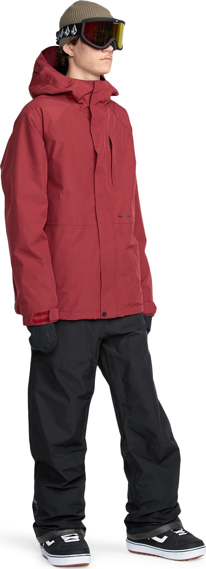 Volcom Men's Dua GORE-TEX Jacket Burnt Red Volcom