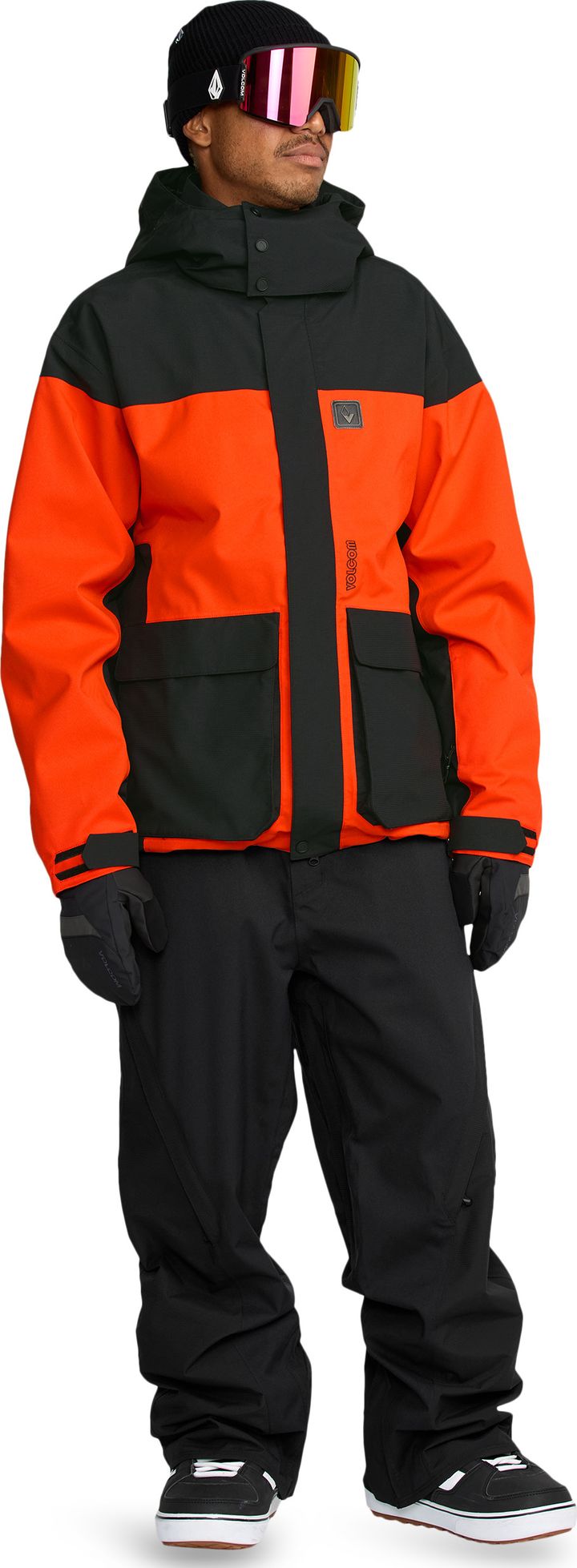 Volcom Men's Kleveland Jacket Orange Shock Volcom