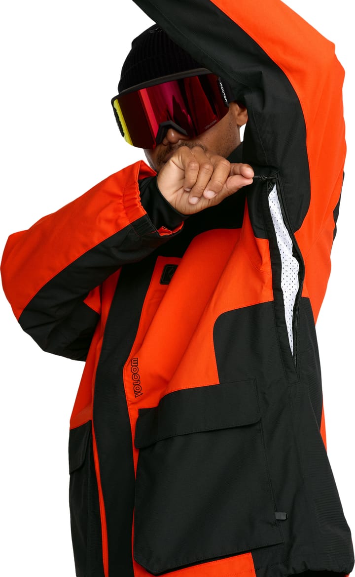 Volcom Men's Kleveland Jacket Orange Shock Volcom
