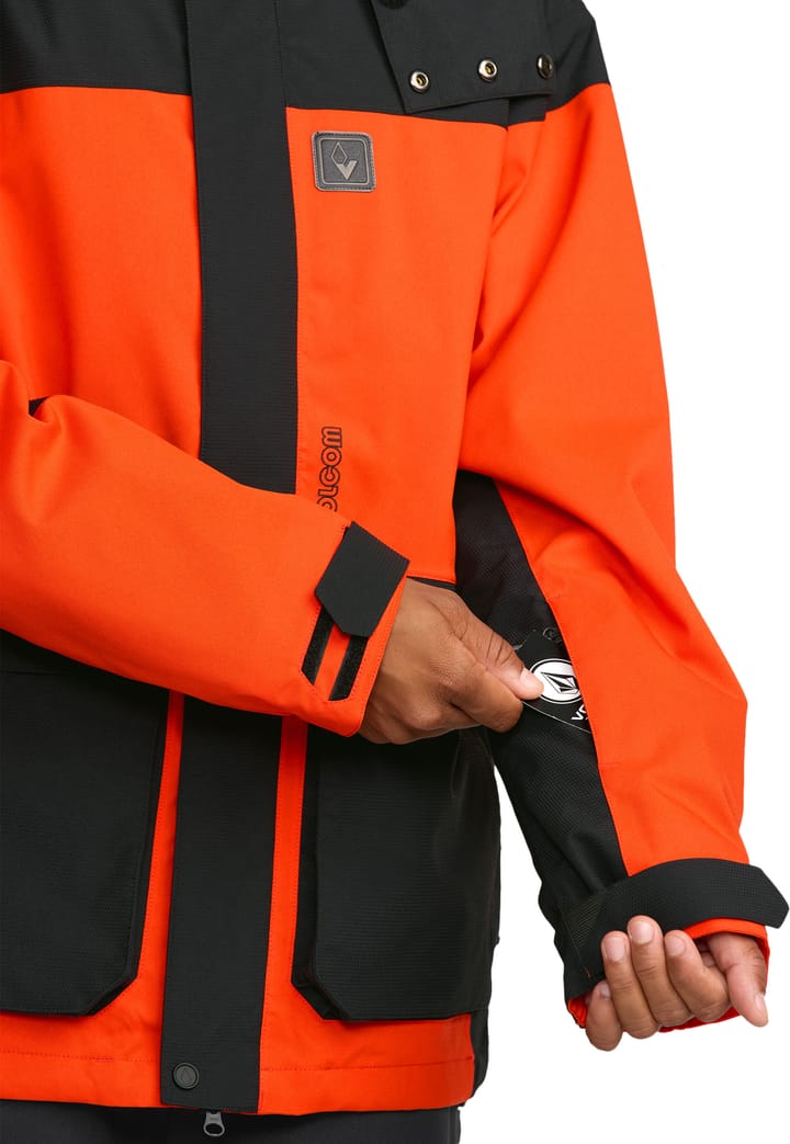 Volcom Men's Kleveland Jacket Orange Shock Volcom