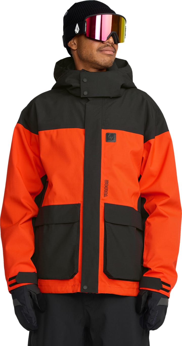 Volcom Men's Kleveland Jacket Orange Shock Volcom