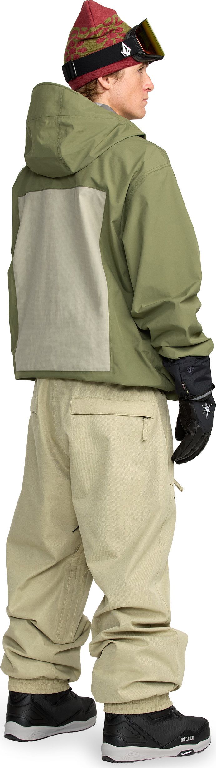 Volcom Men's Arthur 3L Jacket Dark Olive Volcom Volcom Men's Arthur 3L Jacket Dark Olive Volcom