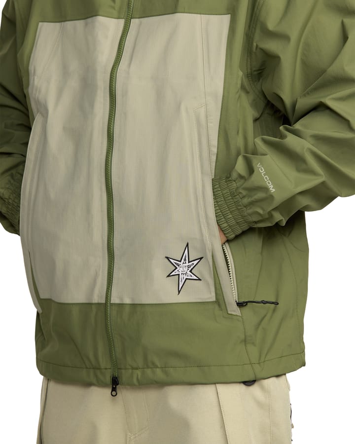 Volcom Men's Arthur 3L Jacket Dark Olive Volcom Volcom Men's Arthur 3L Jacket Dark Olive Volcom