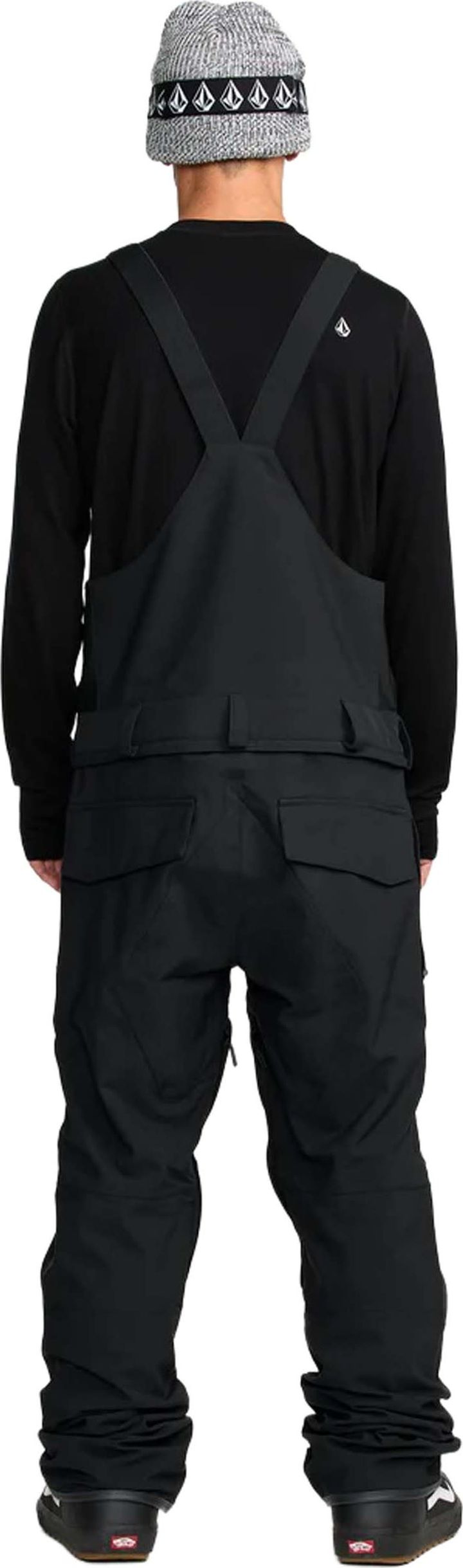 Volcom Men's Roan Bib Overall Black Volcom