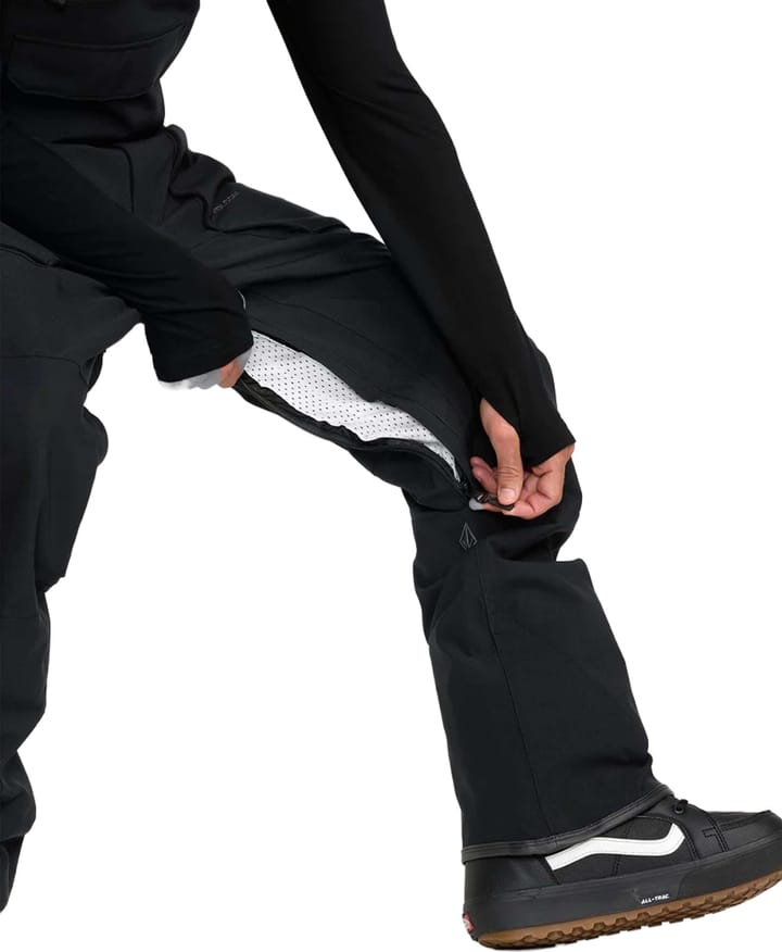 Volcom Men's Roan Bib Overall Black Volcom