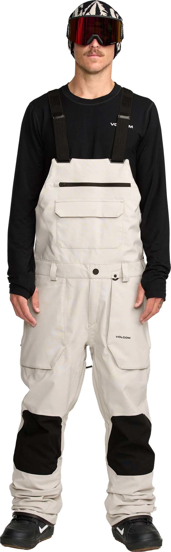 Volcom Men's Roan Bib Overall Stone Volcom