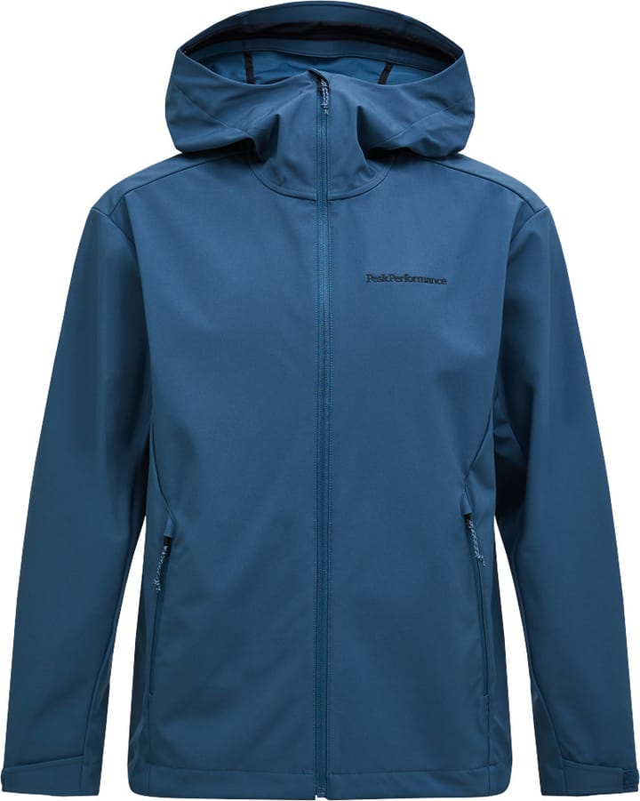 Peak Performance Men's Explore Hood Jacket Mountain Lake Peak Performance Peak Performance Men's Explore Hood Jacket Mountain Lake Peak Performance