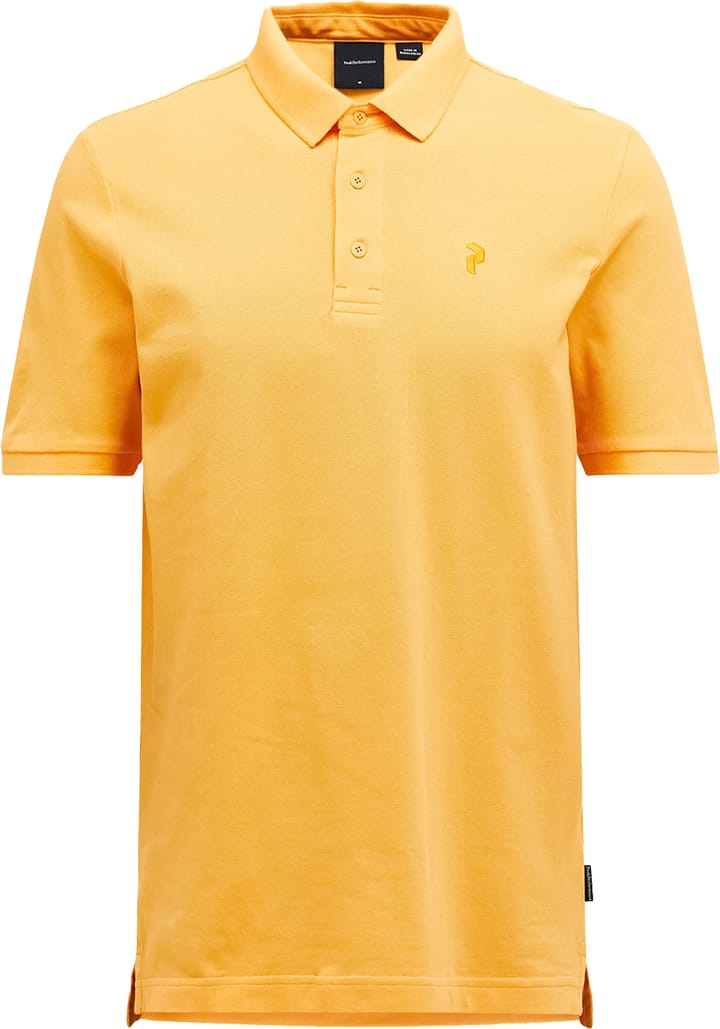 Peak Performance Men's Classic Cotton Polo Blazing Orange Peak Performance