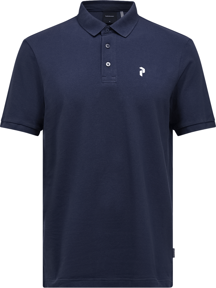 Peak Performance Men's Classic Cotton Polo Blue Shadow Peak Performance