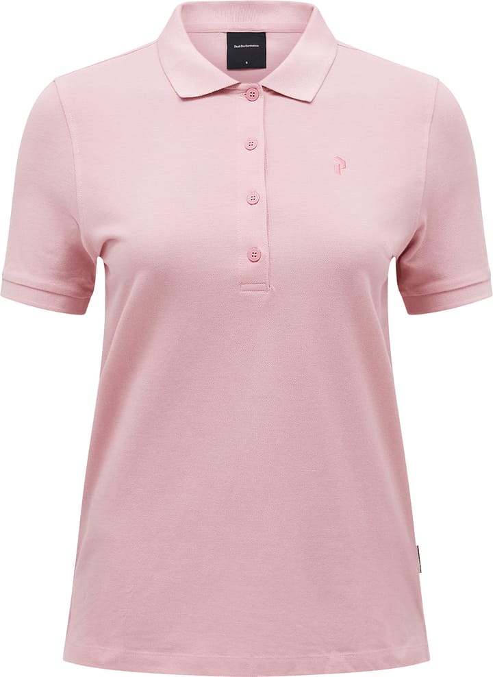 Peak Performance Women's Classic Cotton Polo Warm Blush Peak Performance