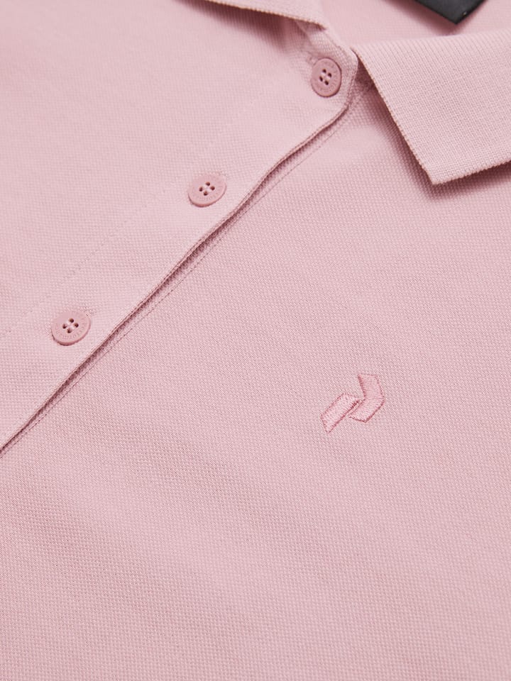Peak Performance Women's Classic Cotton Polo Warm Blush Peak Performance