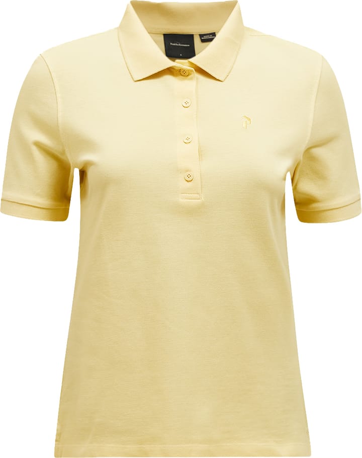 Peak Performance Women's Classic Cotton Polo Mellow Yellow Peak Performance Peak Performance Women's Classic Cotton Polo Mellow Yellow Peak Performance