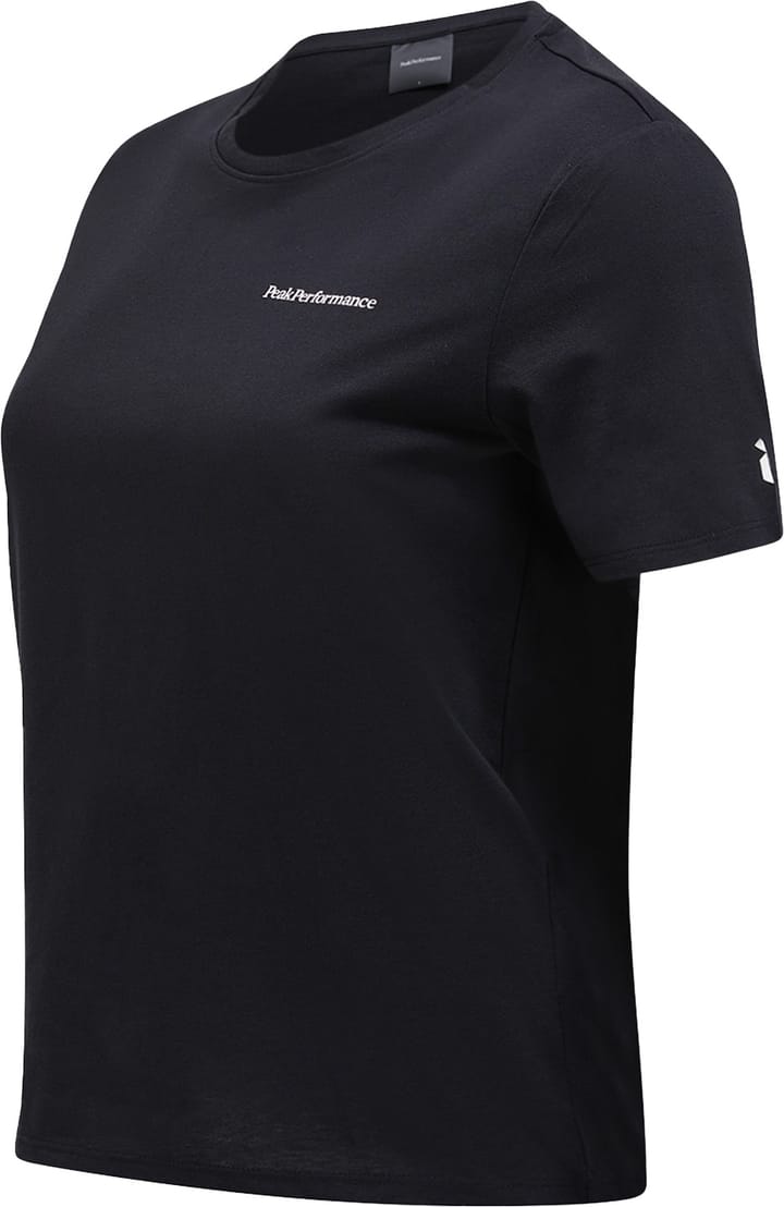 Peak Performance Women's Explore Logo Tee Black Peak Performance