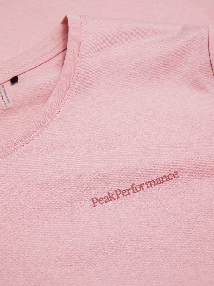 Peak Performance Women's Explore Logo Tee Warm Blush Peak Performance