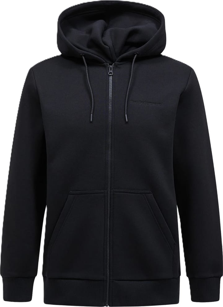 Peak Performance Men's Original Small Logo Zip Black Peak Performance