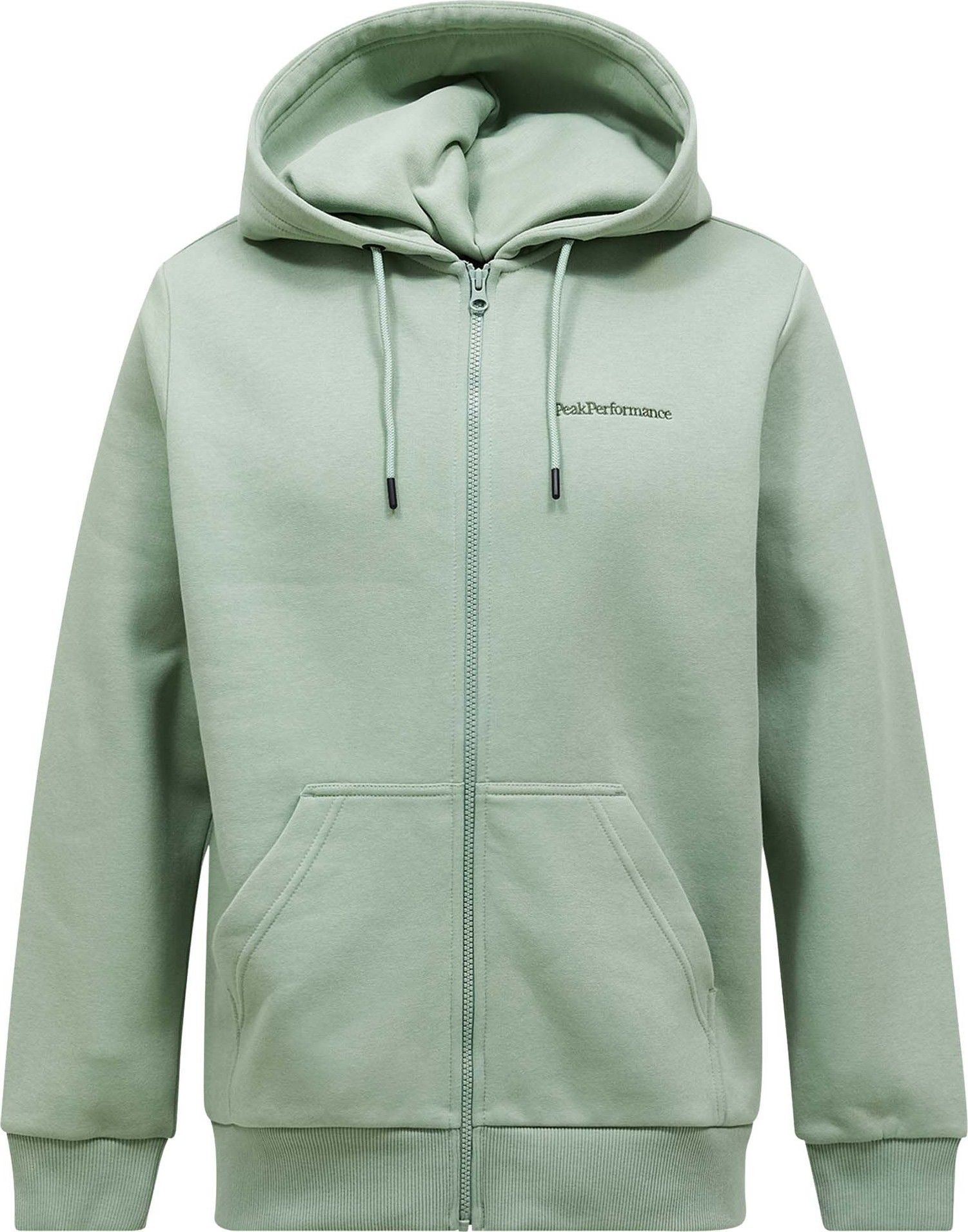 Men's Original Small Logo Zip Green Valley