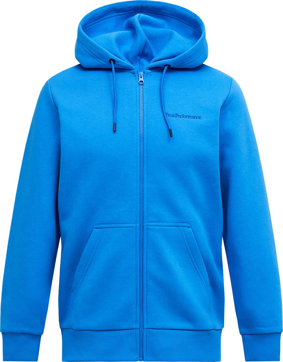 Peak Performance Men's Original Small Logo Zip Crisp Air Blue