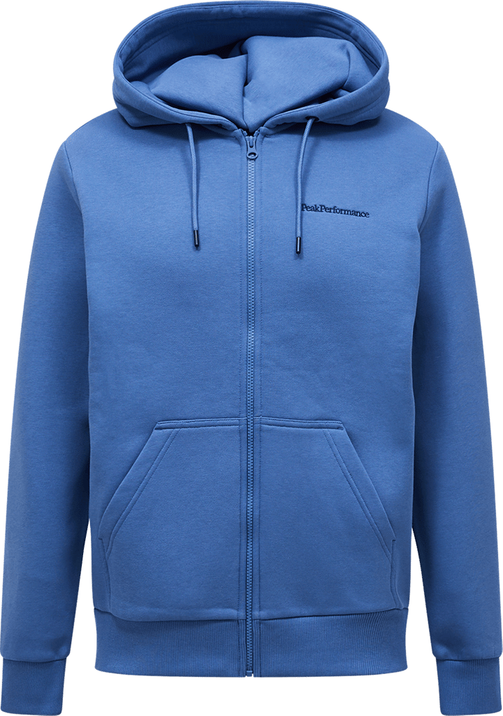 Peak Performance Men's Original Small Logo Zip Summit Sky Peak Performance