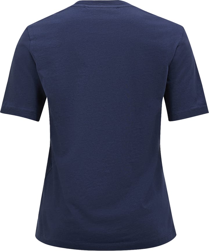 Peak Performance Women's Original Small Logo Tee Blue Shadow Peak Performance