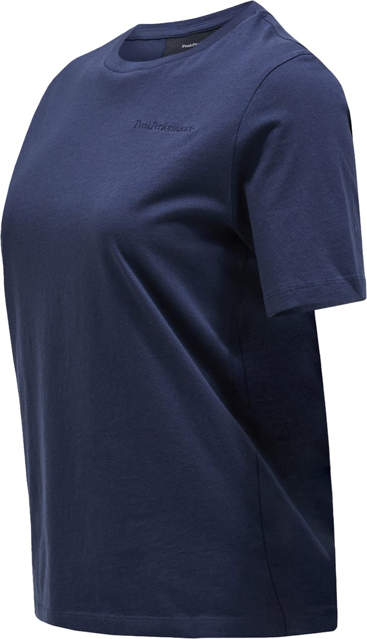 Peak Performance Women's Original Small Logo Tee Blue Shadow Peak Performance