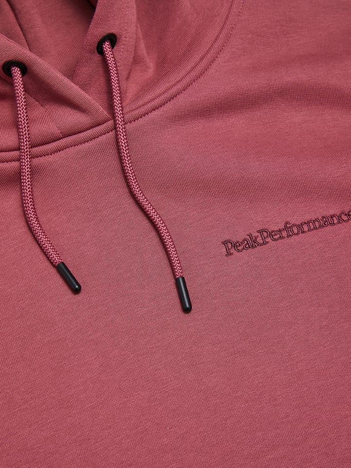 Peak Performance Women's Original Small Logo Hood Wild Rouge Peak Performance