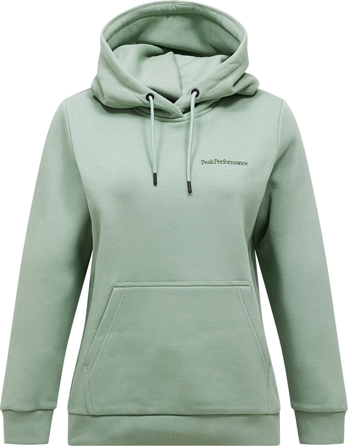 Peak Performance Women's Original Small Logo Hood Green Valley