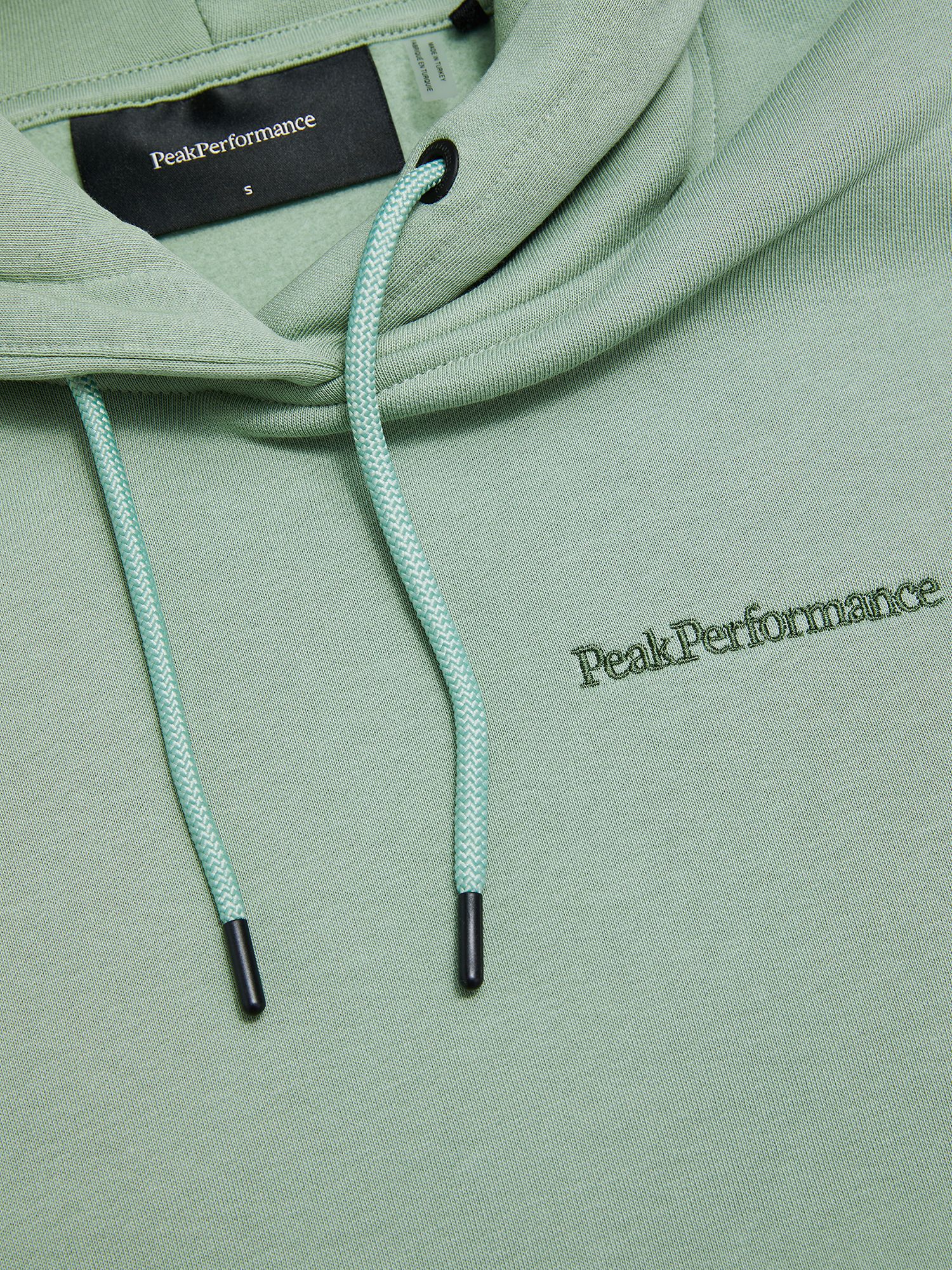 Peak Performance Women's Original Small Logo Hood Green Valley