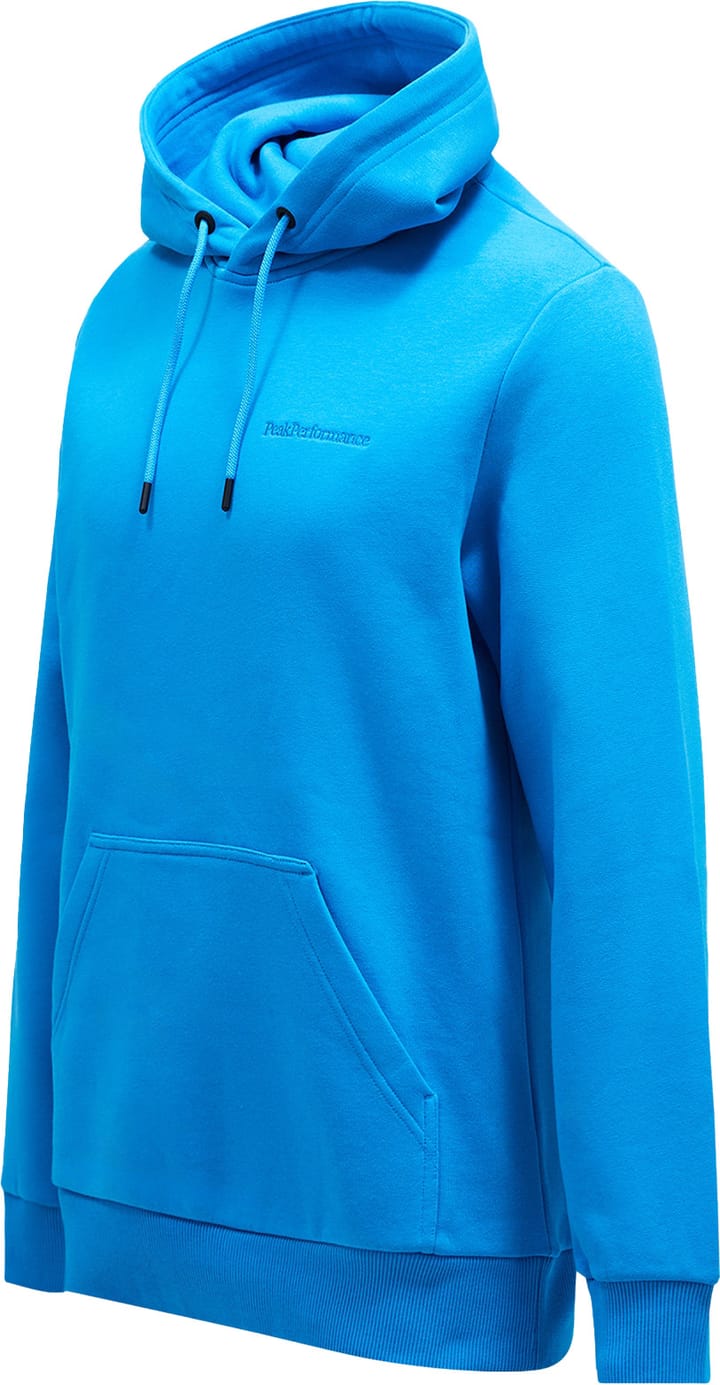 Peak Performance Men's Original Small Logo Hood Brilliant Blue Peak Performance