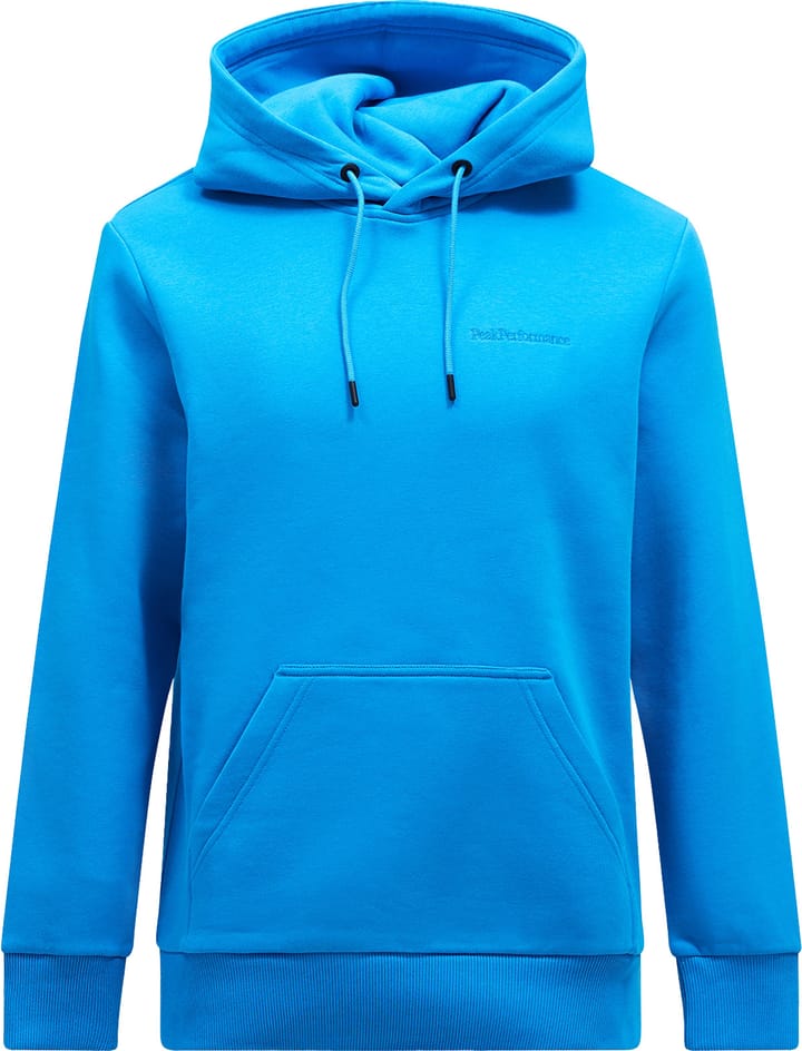Peak Performance Men's Original Small Logo Hood Brilliant Blue Peak Performance