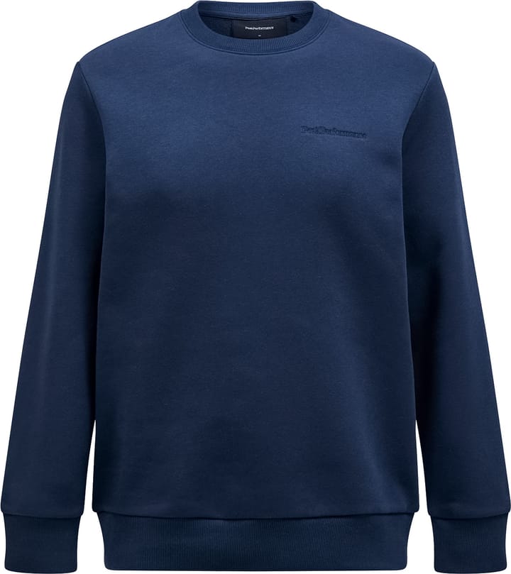Peak Performance Men's Original Small Logo Crew Blue Shadow Peak Performance
