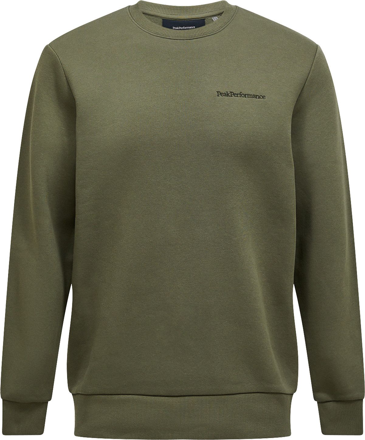 Peak Performance Men's Original Small Logo Crew Pine Needle
