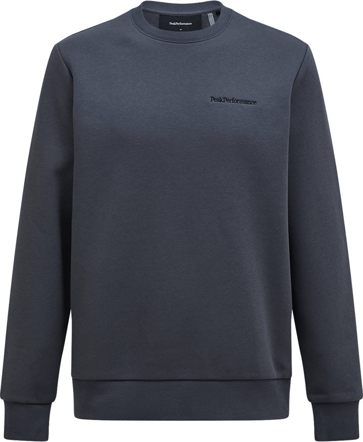 Peak Performance Men's Original Small Logo Crew Motion Grey Peak Performance