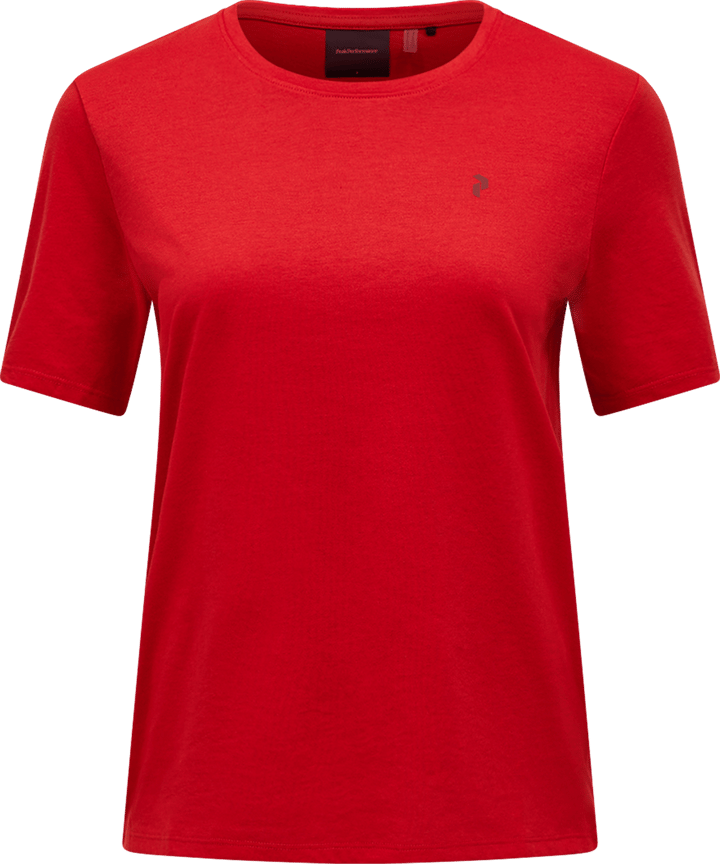 Peak Performance Women's Explore Graphic Tee Red Pompeian Peak Performance