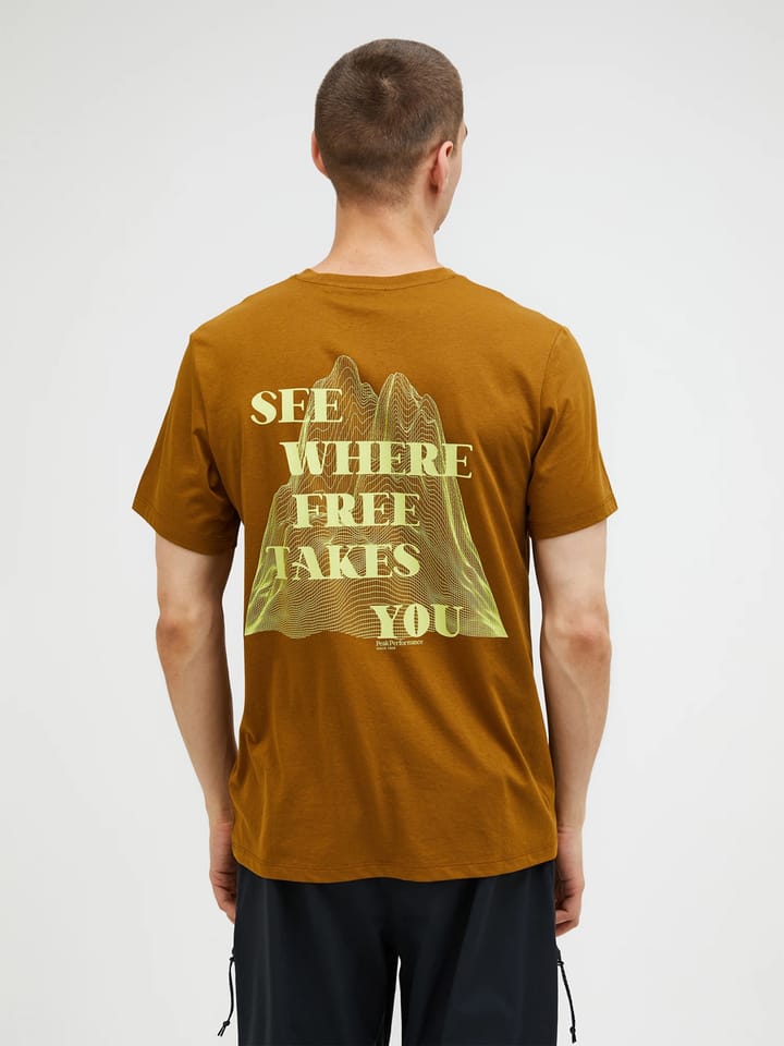 Peak Performance M Explore Graphic Tee Earthy Summit Peak Performance Peak Performance M Explore Graphic Tee Earthy Summit Peak Performance