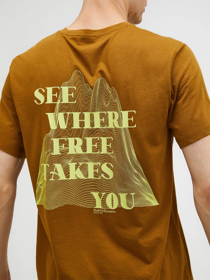 Peak Performance M Explore Graphic Tee Earthy Summit Peak Performance Peak Performance M Explore Graphic Tee Earthy Summit Peak Performance