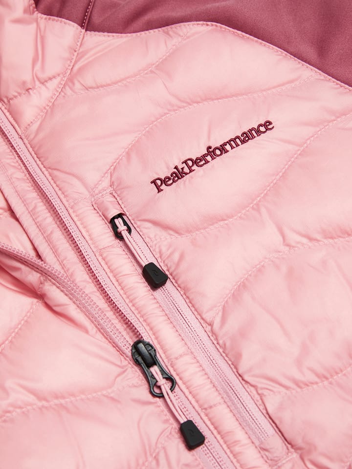 Peak Performance W Helium Down Hybrid Jacket Warm Blush Peak Performance