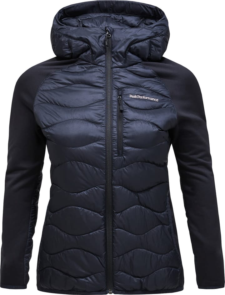 Peak Performance W Helium Down Hybrid Hood Black Peak Performance