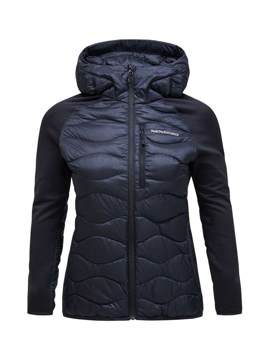 Peak Performance W Helium Down Hybrid Hood Black