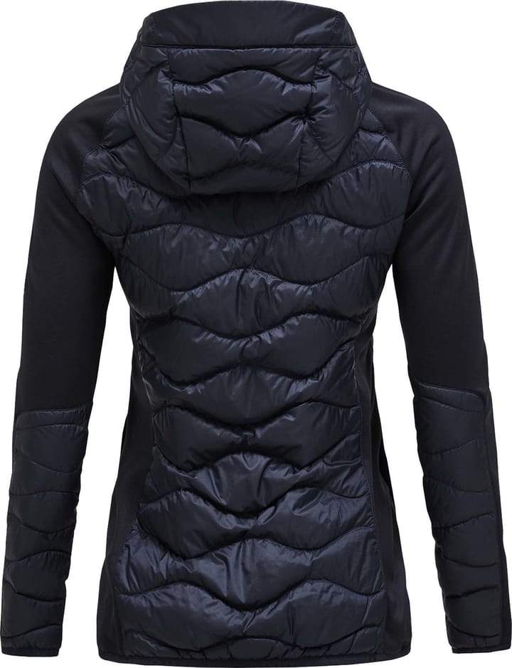 Peak Performance Women's Helium Down Hybrid Hood Black Peak Performance