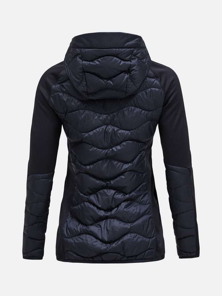 Peak Performance W Helium Down Hybrid Hood Black Peak Performance