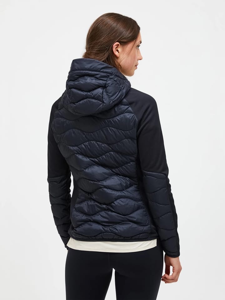 Peak Performance W Helium Down Hybrid Hood Black Peak Performance