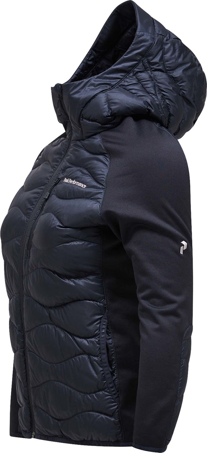 Peak Performance Women's Helium Down Hybrid Hood Black Peak Performance