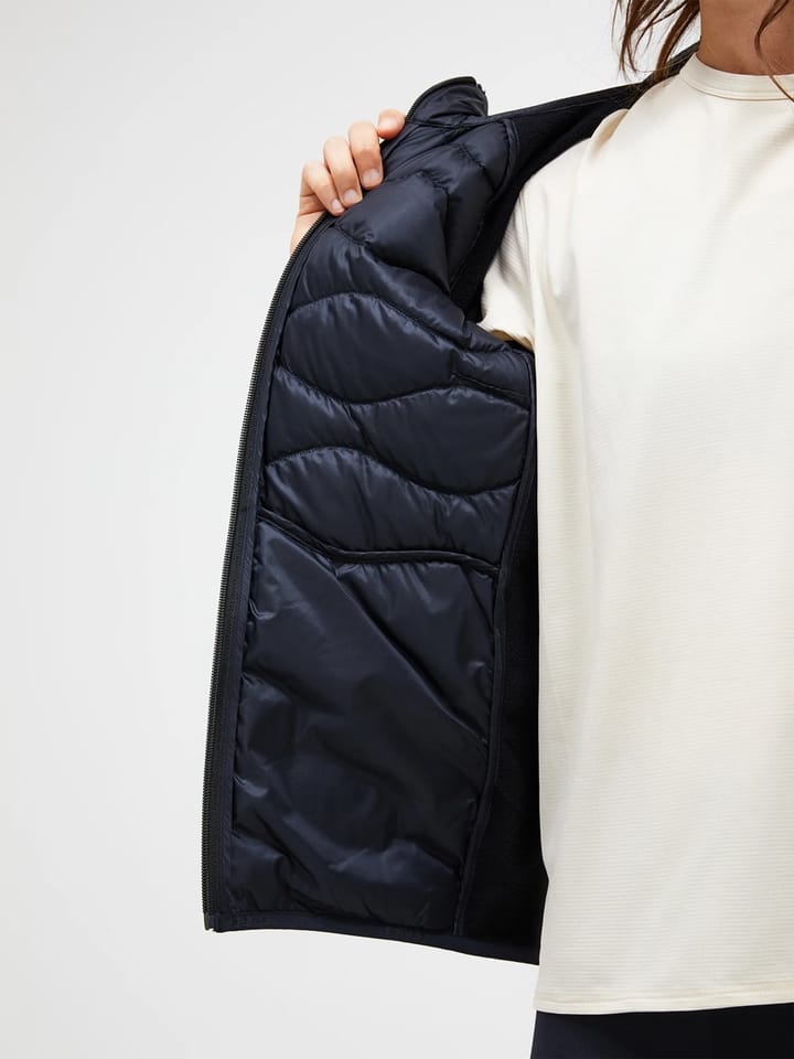 Peak Performance W Helium Down Hybrid Hood Black Peak Performance