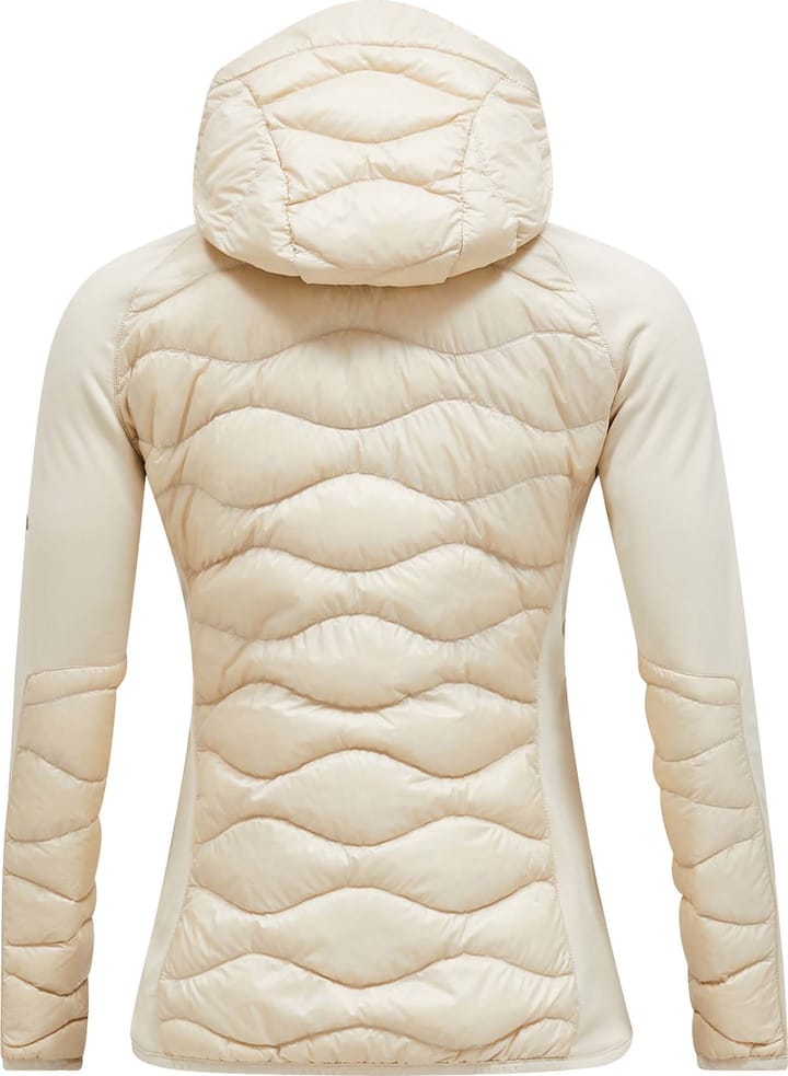 Peak Performance Women's Helium Down Hybrid Hood Sand Fog Peak Performance