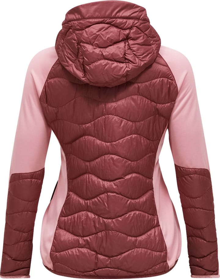 Peak Performance Women's Helium Down Hybrid Hood Wild Rouge Peak Performance