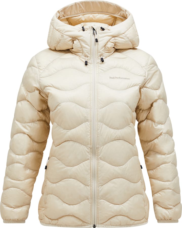 Peak Performance Women's Helium Down Hood Jacket Sand Fog Peak Performance